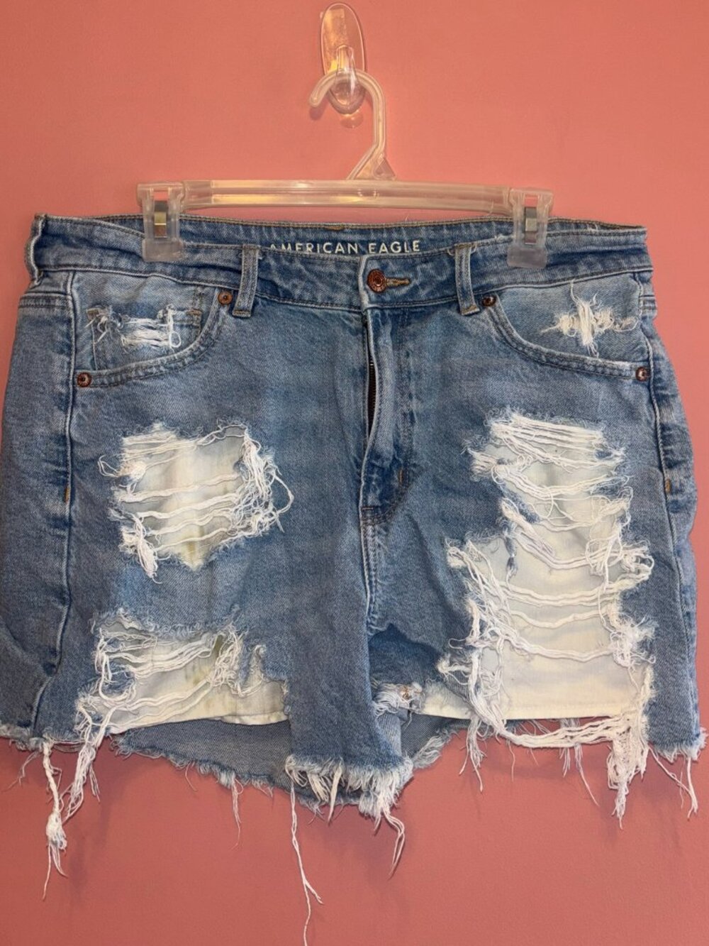 American Eagle Outfitters Destroyed Mom Shorts